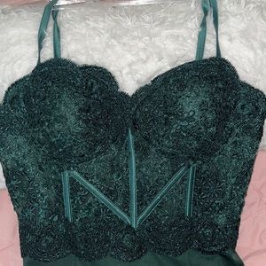 Green Emerald prom dress